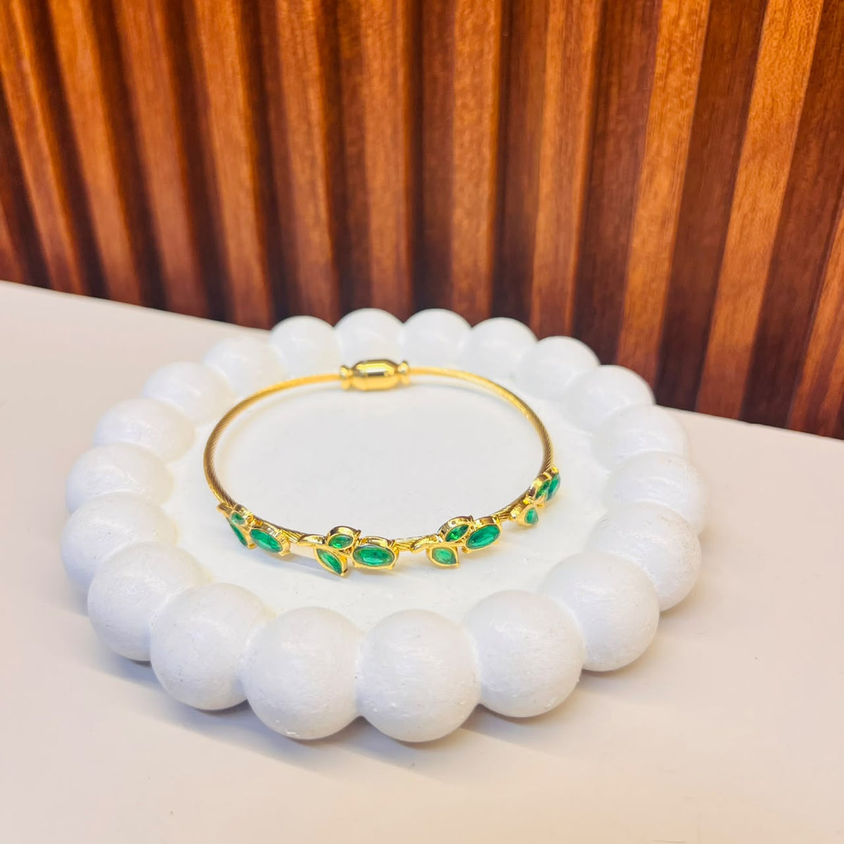Green Regal Kada Bracelet