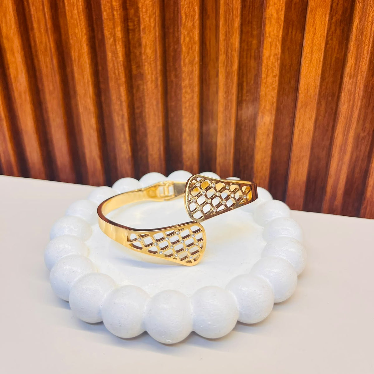 Geometric Lattice Bracelet