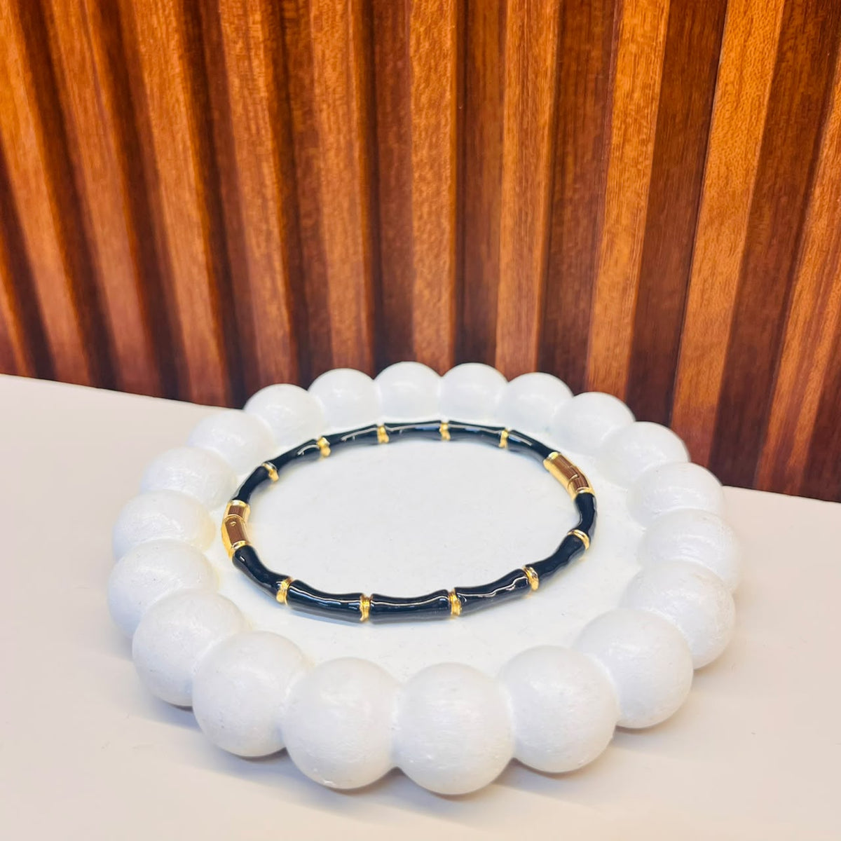 Black Bamboo Bracelet