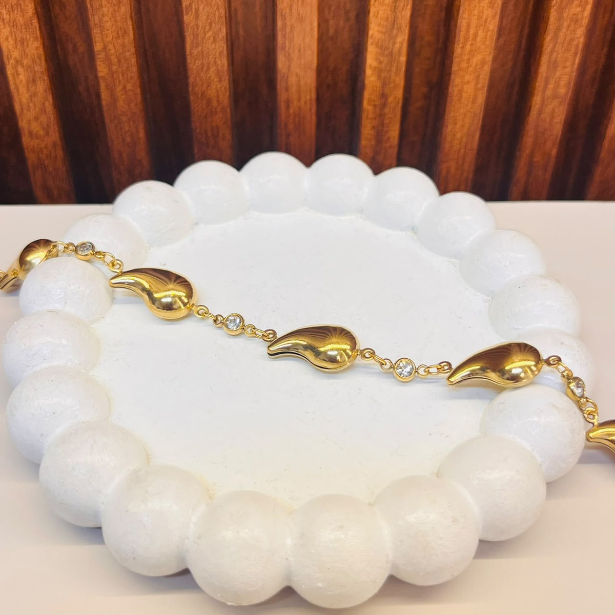 Drop With Stone Necklace