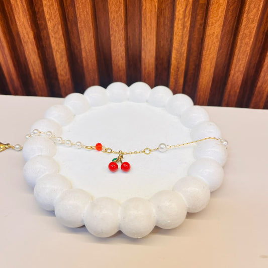 Cherry Charm Bracelet