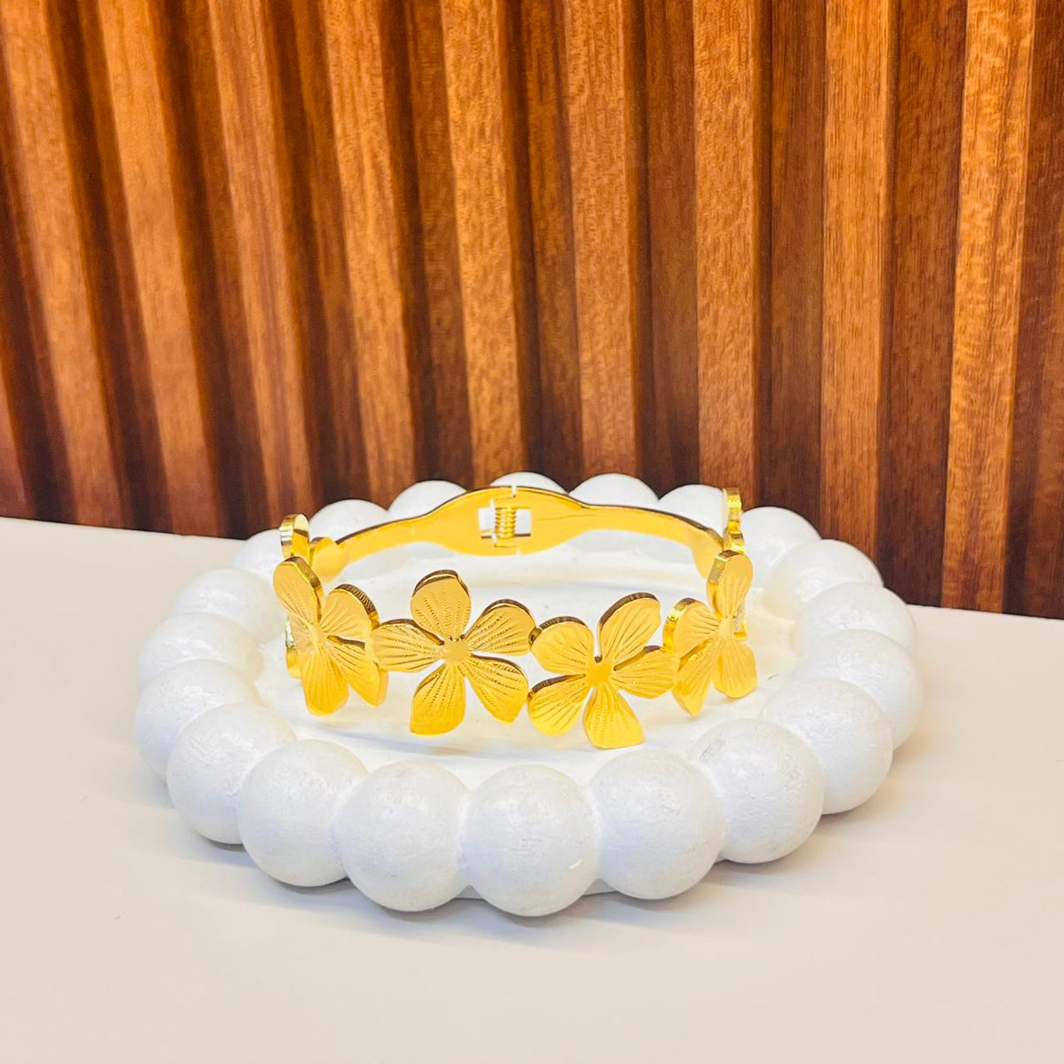 Golden Flower Bracelet