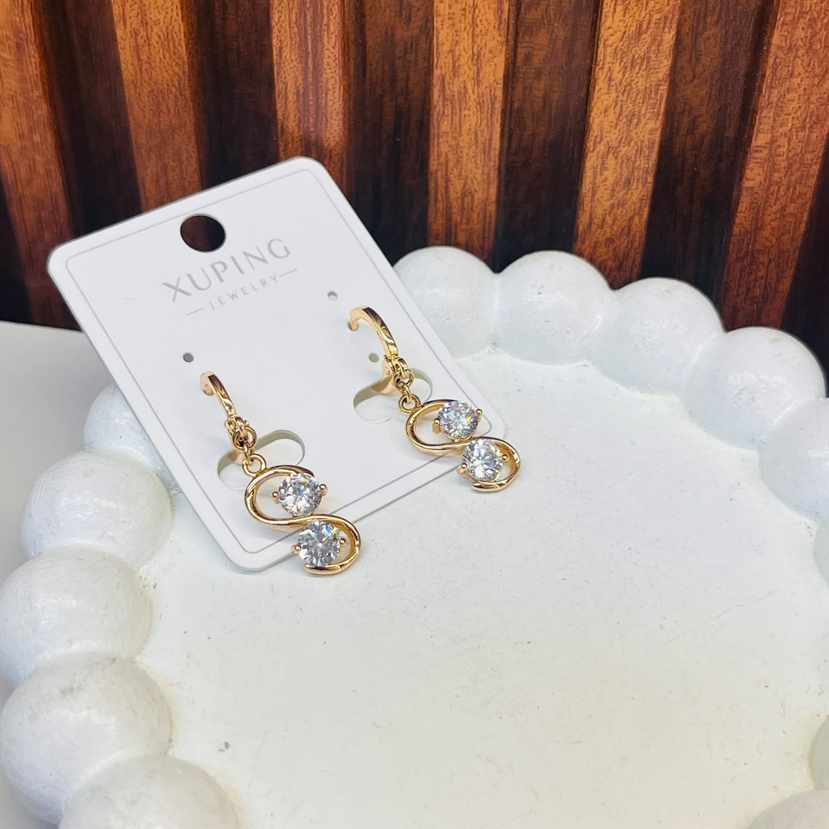 Golden Petal Earrings - XUPING
