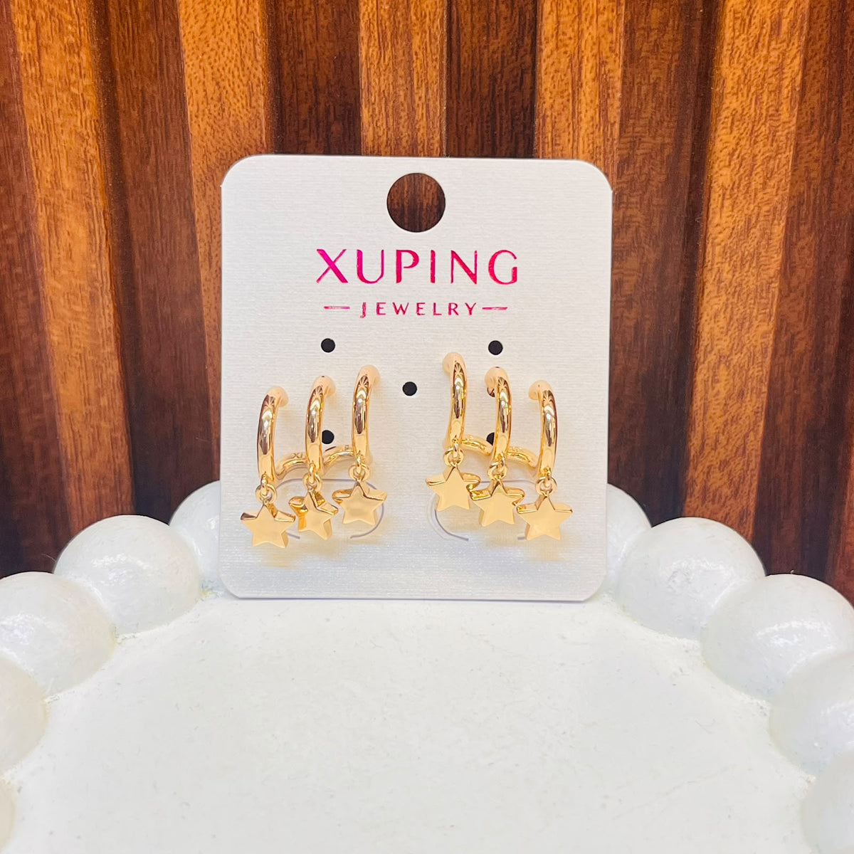 Ocean Wave Earrings- XUPING