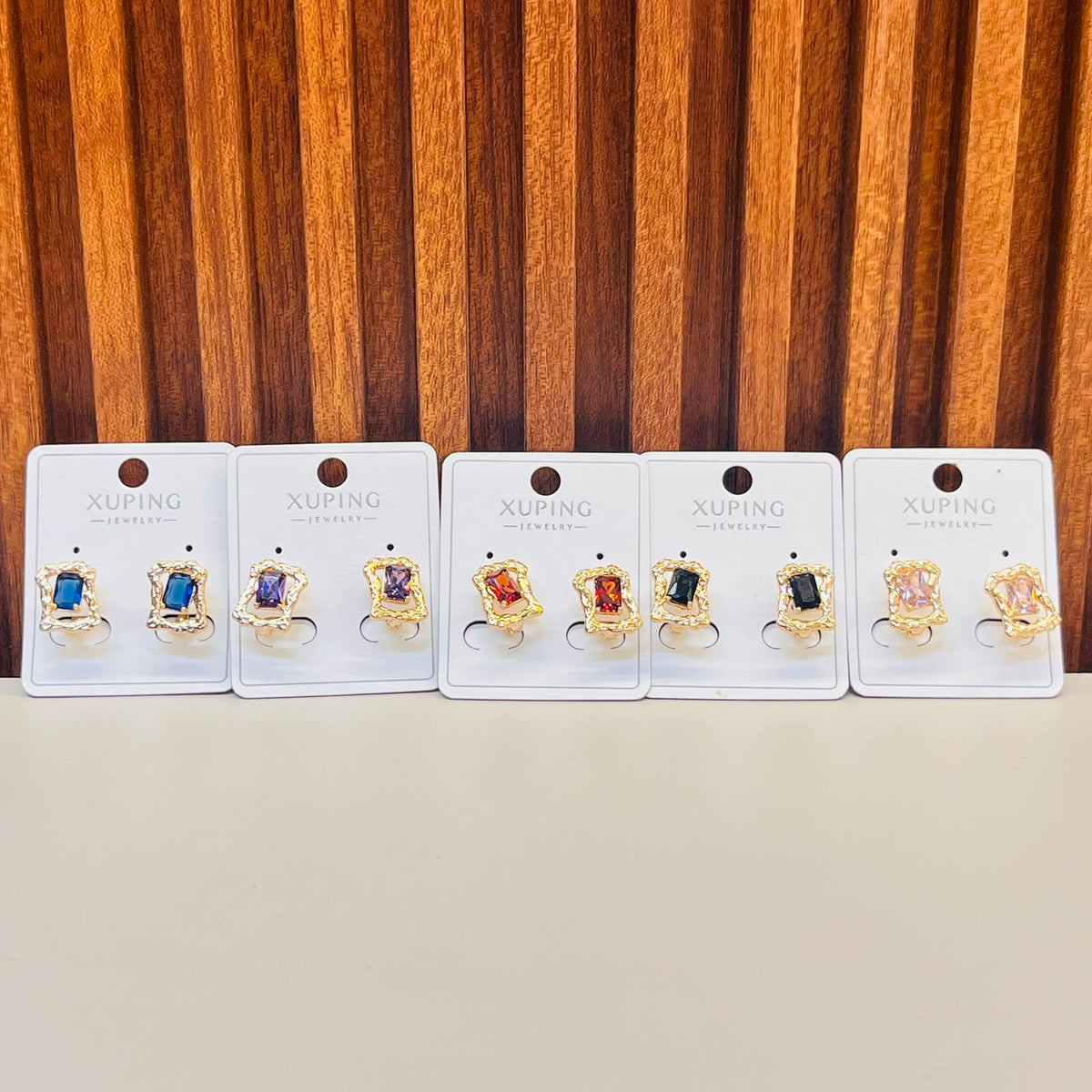 Crystal Tear Earrings- XUPING