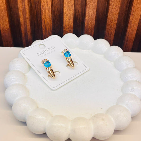 Emerald Leaf Earrings- XUPING