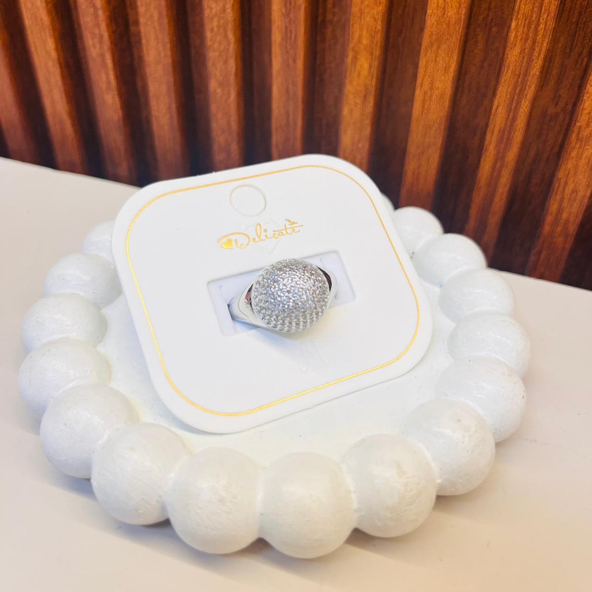 Silver Halo Ring