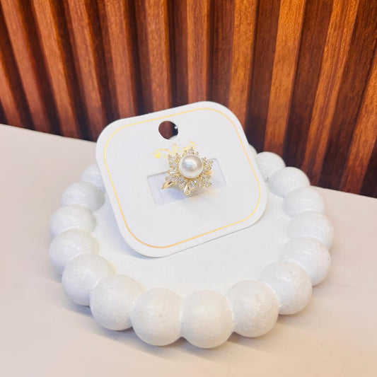 Pearl Flower Ring