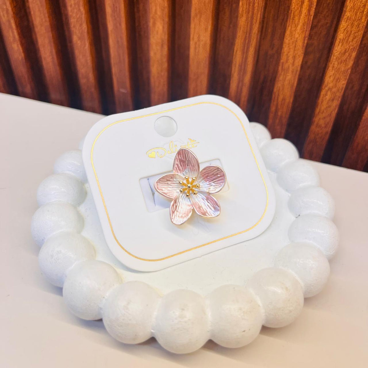 Pink Flower Ring