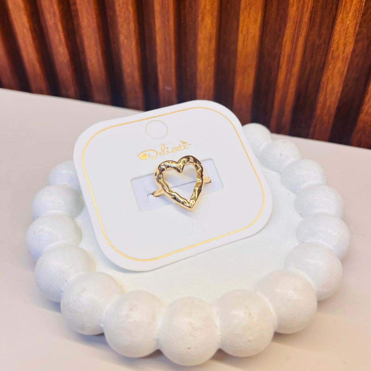 Golden Heart Ring