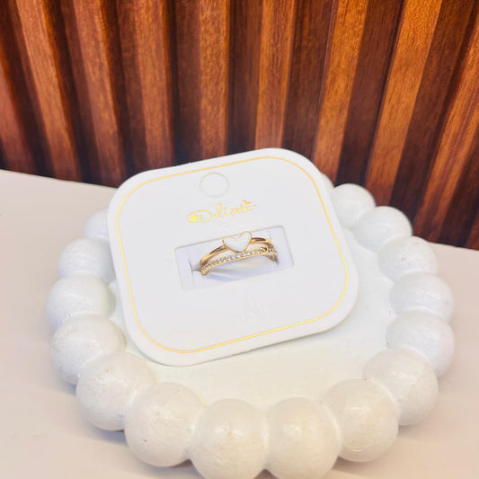 Golden Heart Treasure  Ring