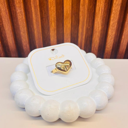 Golden Heart Ring