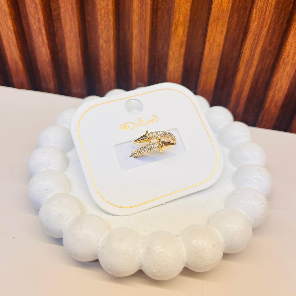 Golden Spike Ring