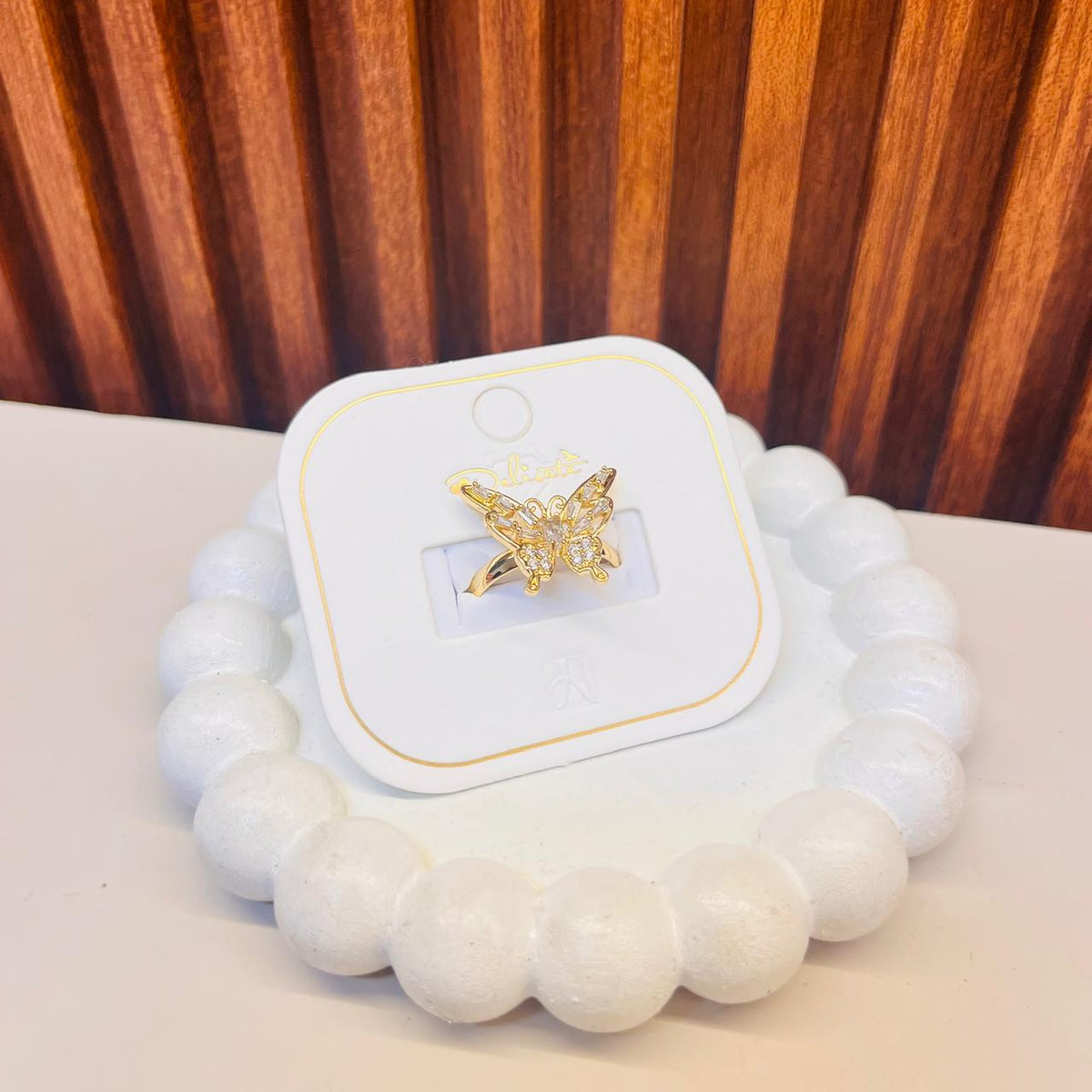Gold Butterfly Ring