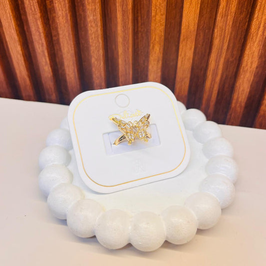 Gold Butterfly Ring