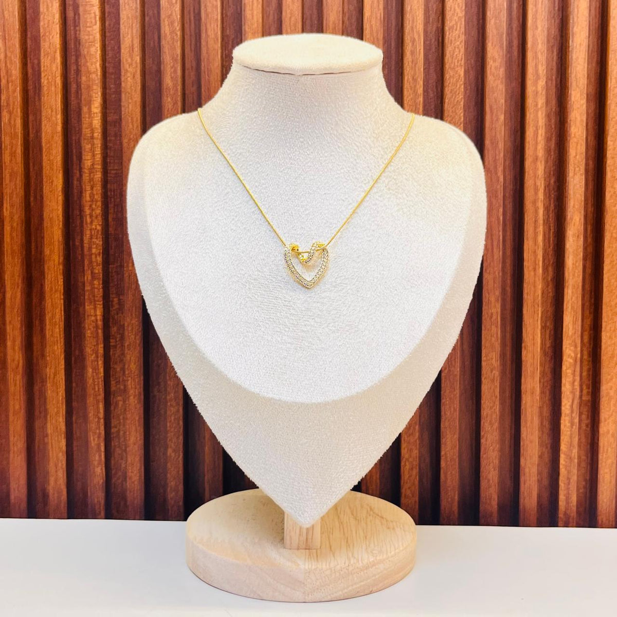 Stone Heart Necklace