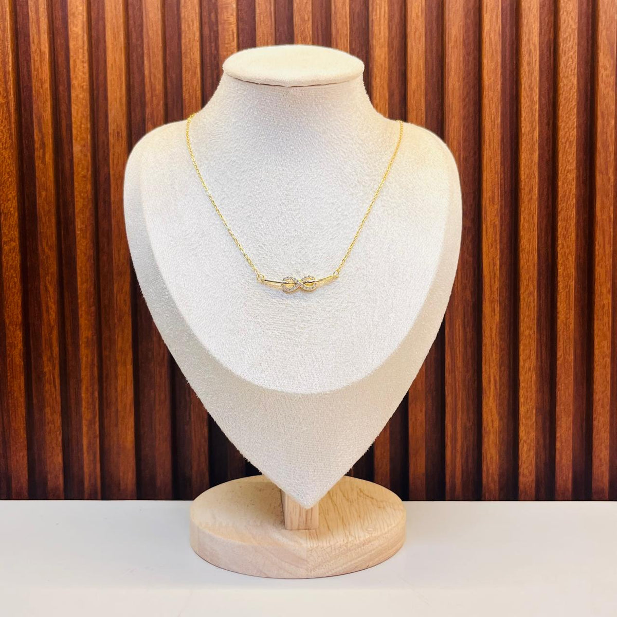 Golden Infinity Necklace