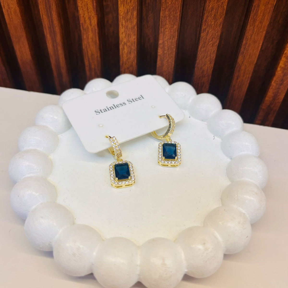 Blue Stone Earrings