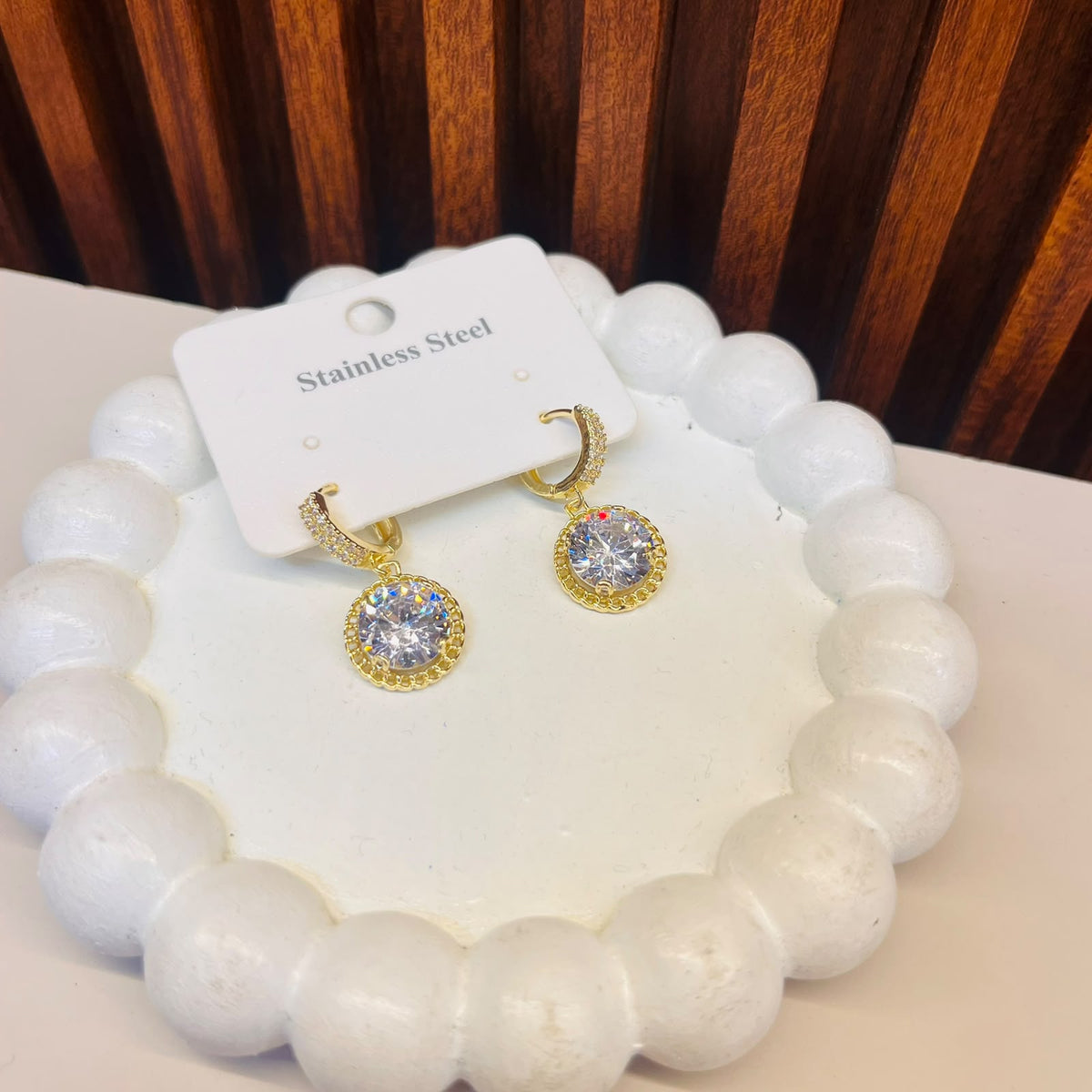 Solitaire Earrings