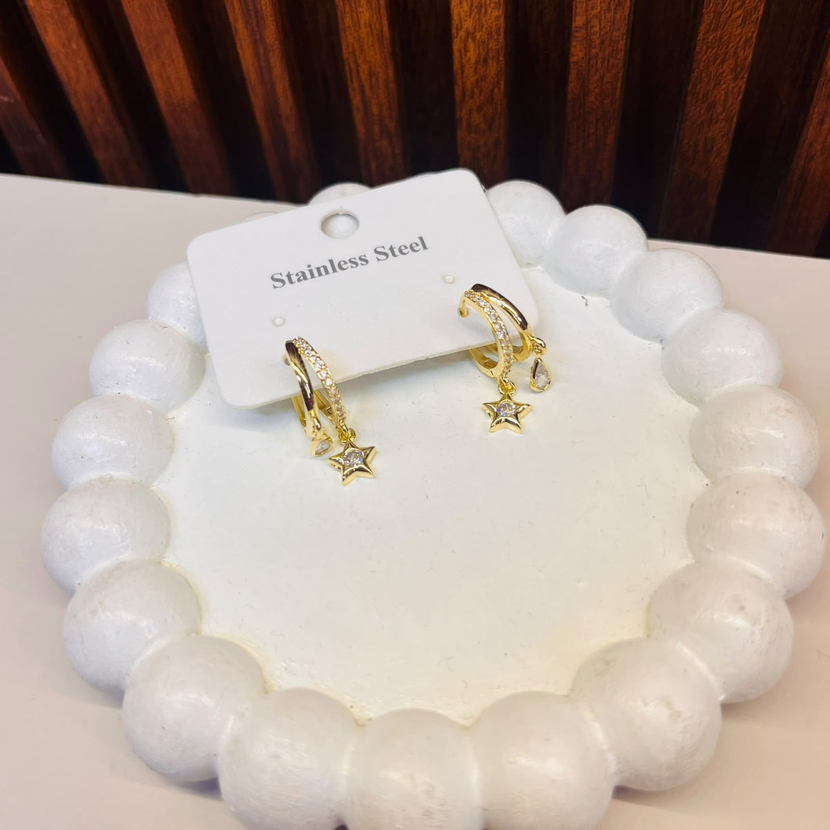 Star Charm Earrings