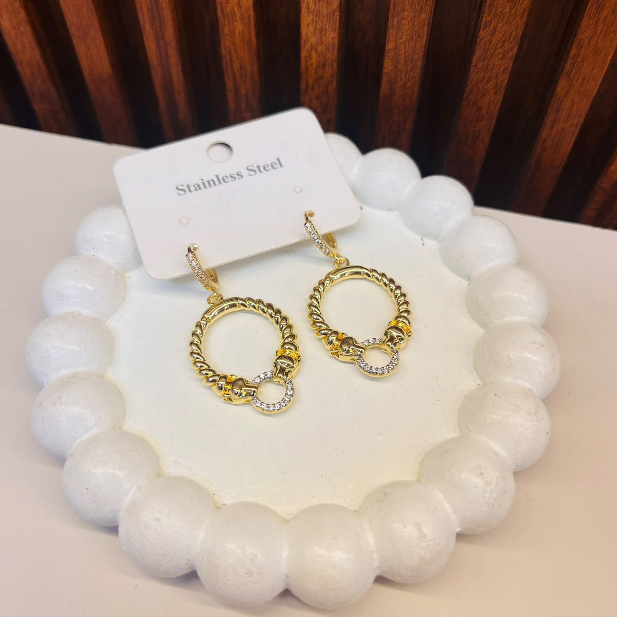 Crystal Accent Earrings
