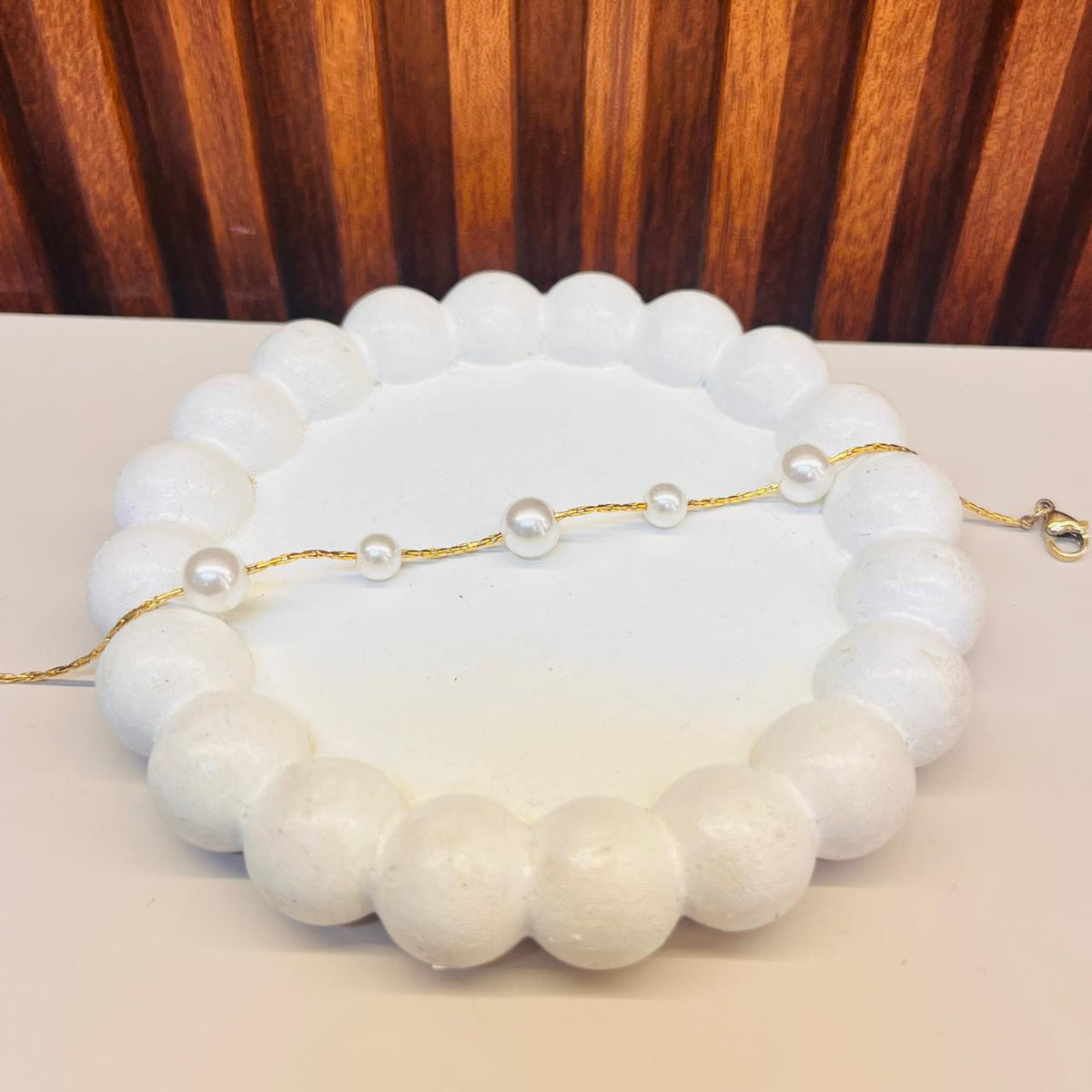 White Pearl Bracelet