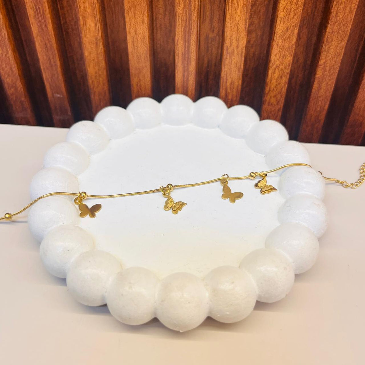 Crescent  Butterfly Bracelet