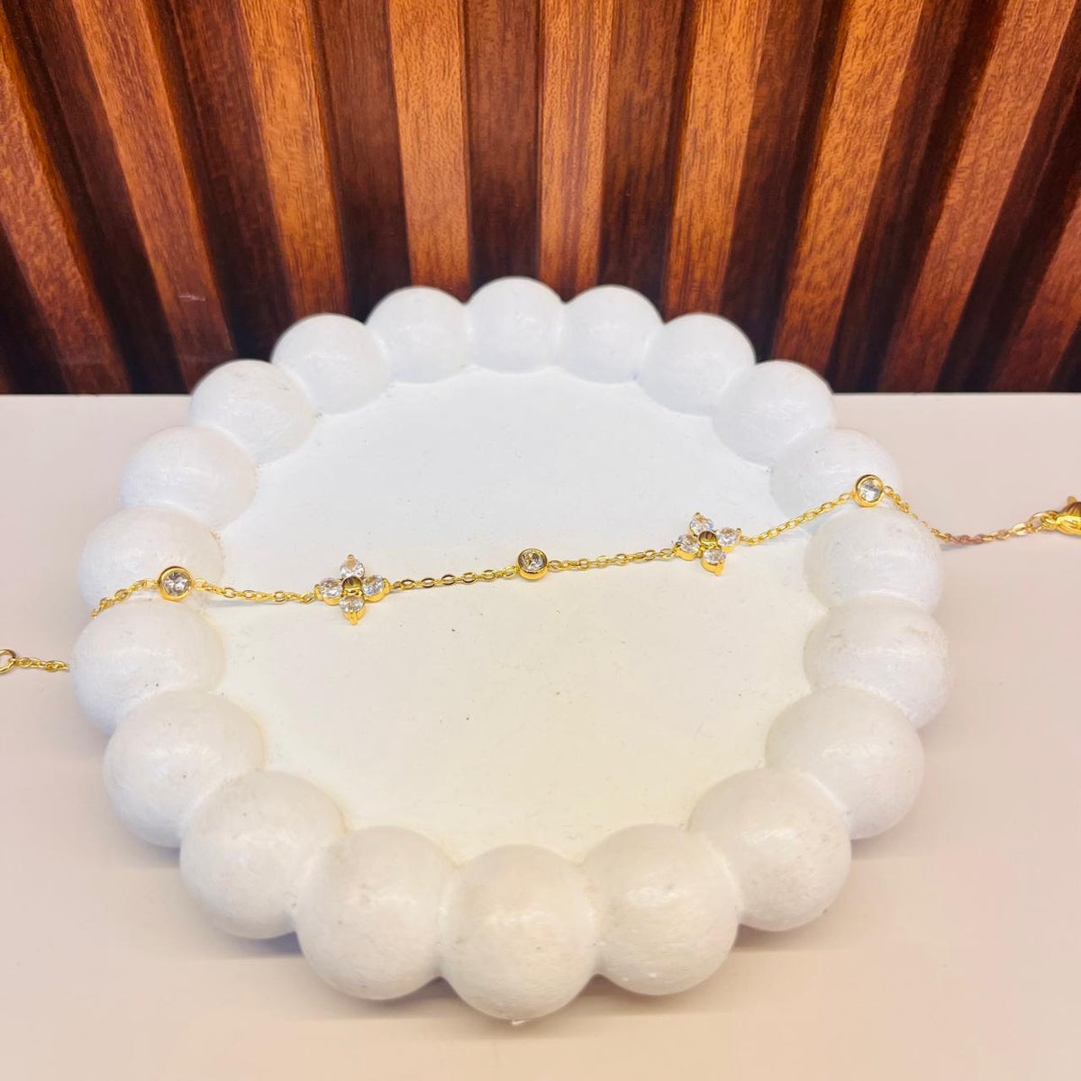 Stone Flower Bracelet