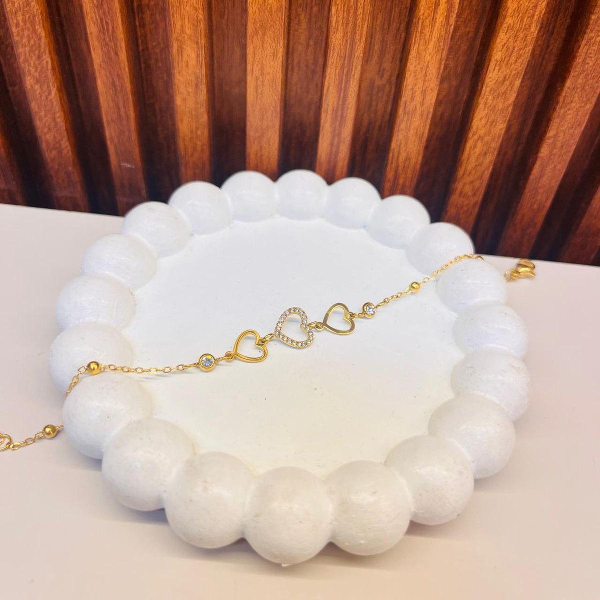 Interlocking Heart Bracelet
