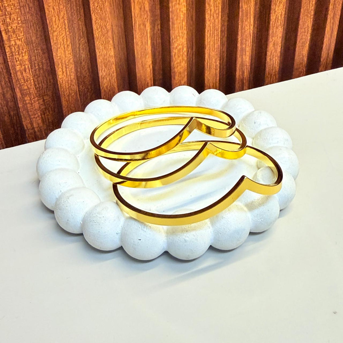 Golden Glow Bangles Set of 3