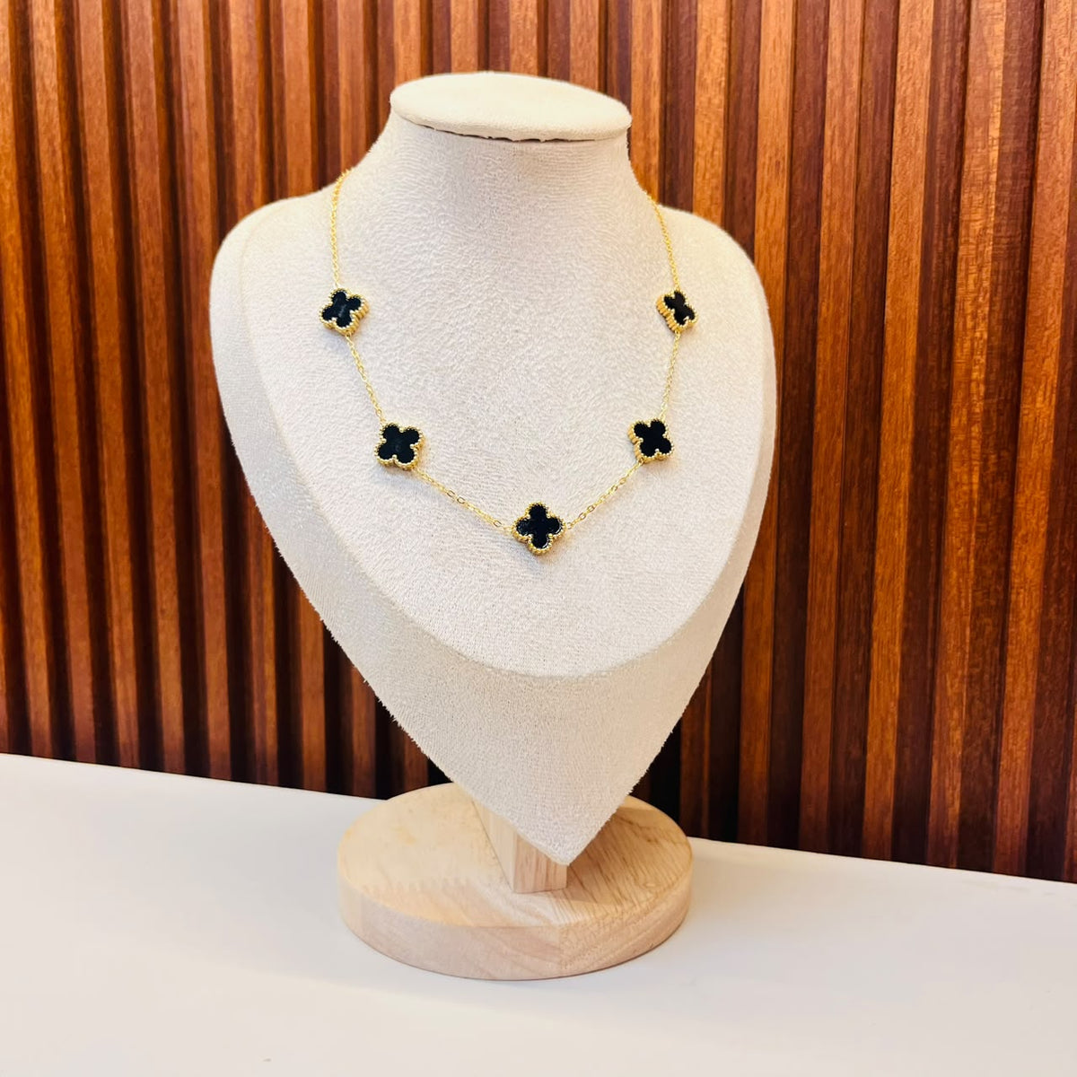 Black Blossom Necklace