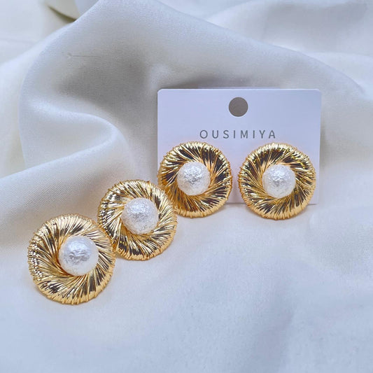 Floral Pearl Earrings