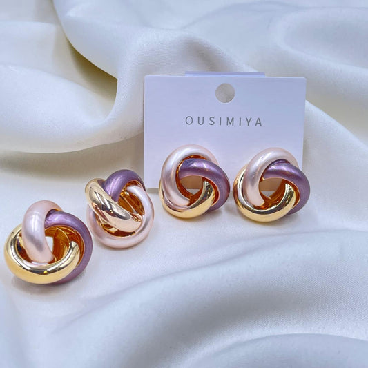 Overlap Knot Earrings