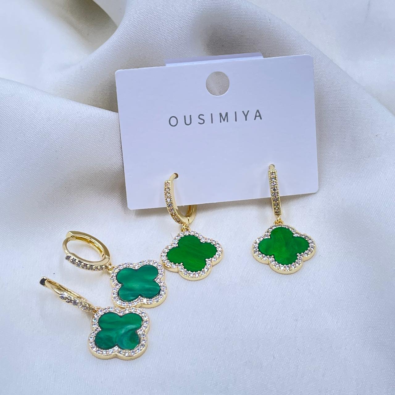 Green Luxe Earrings