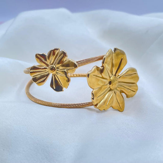 Statement Floral Bracelet