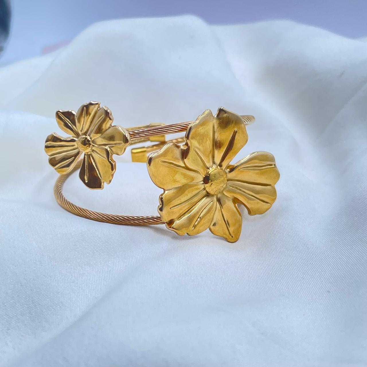 Statement Floral Bracelet