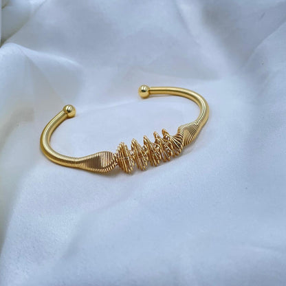 Coiled Cuff Bracelet
