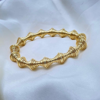 Spiral Coiled Bracelet
