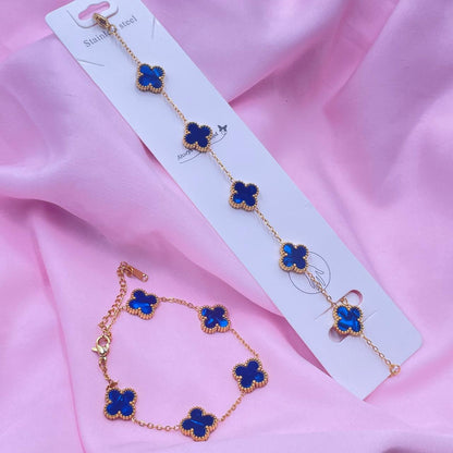 Chic Glossy Clover Bracelets