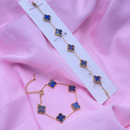 Chic Glossy Clover Bracelets