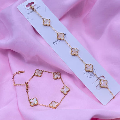 Chic Glossy Clover Bracelets