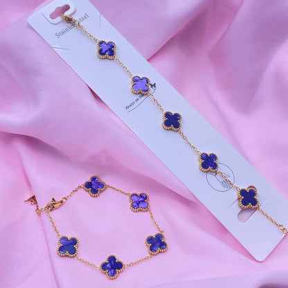 Chic Glossy Clover Bracelets