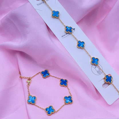 Chic Glossy Clover Bracelets