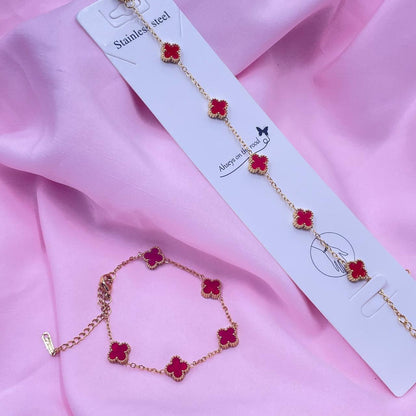 Red Clover Bracelet