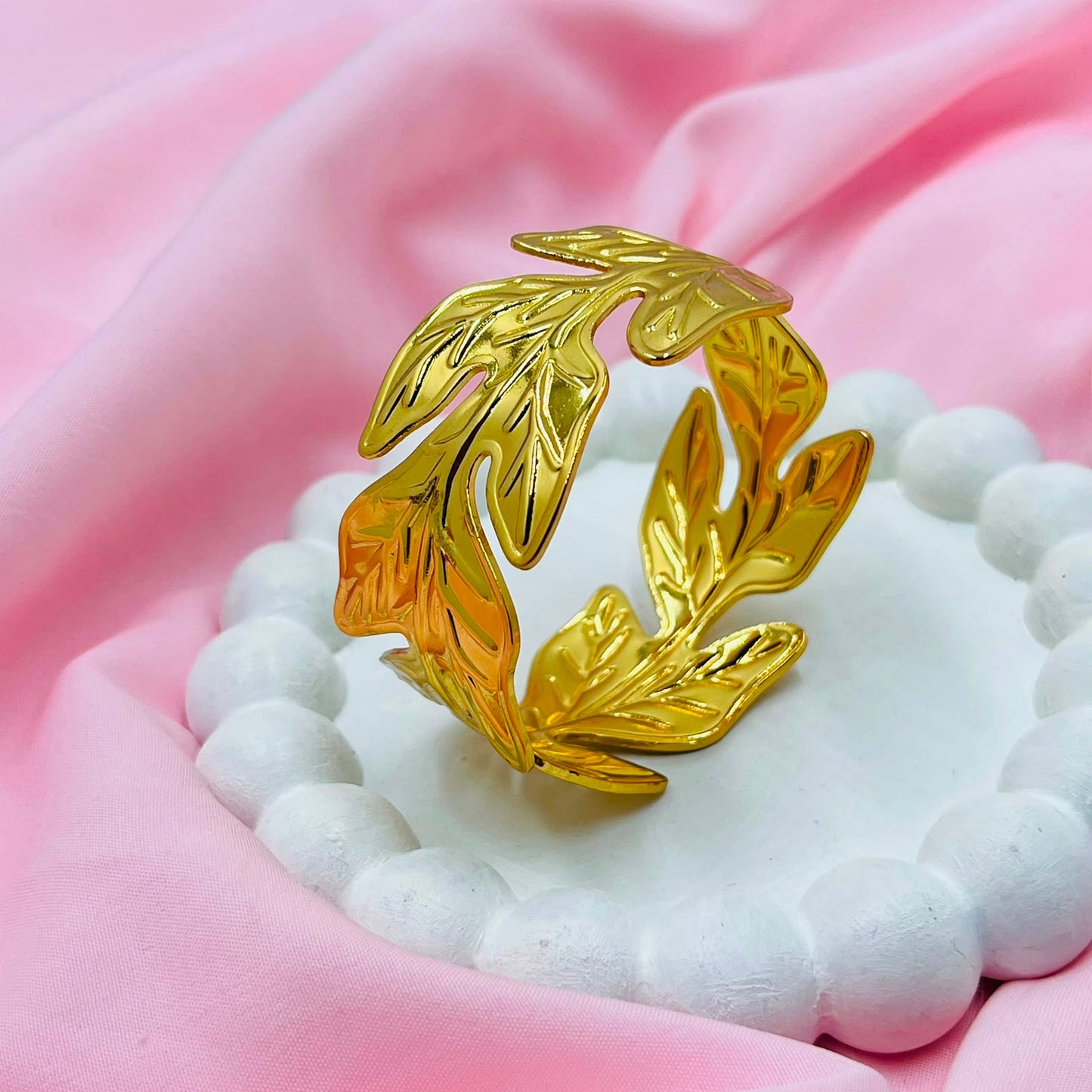 Leaf Cuff Bracelet