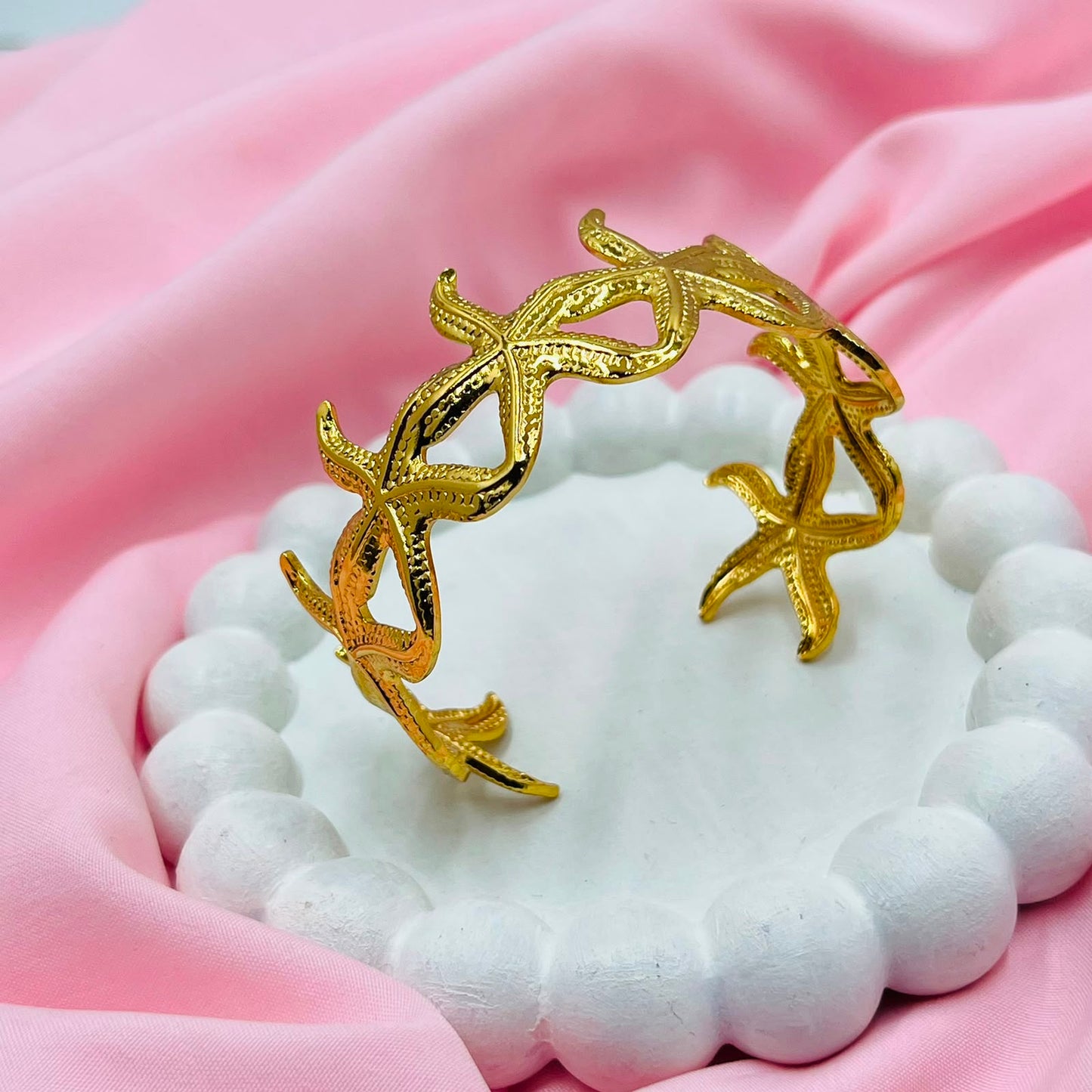 Golden Muse Cuff Bracelet