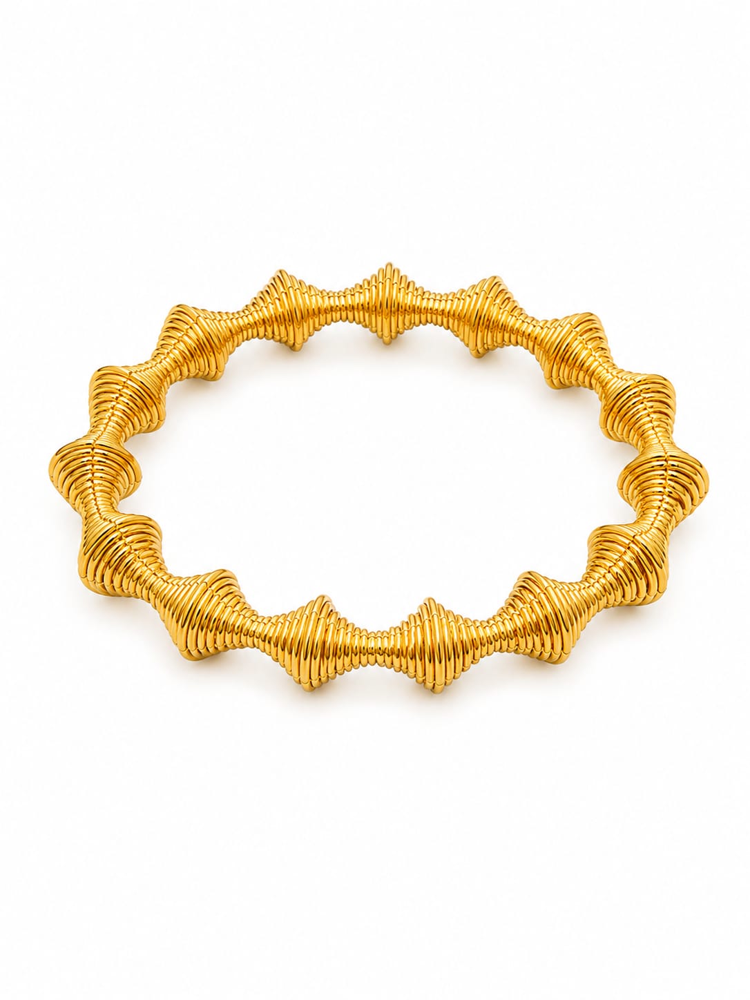 Spiral Coiled Bracelet