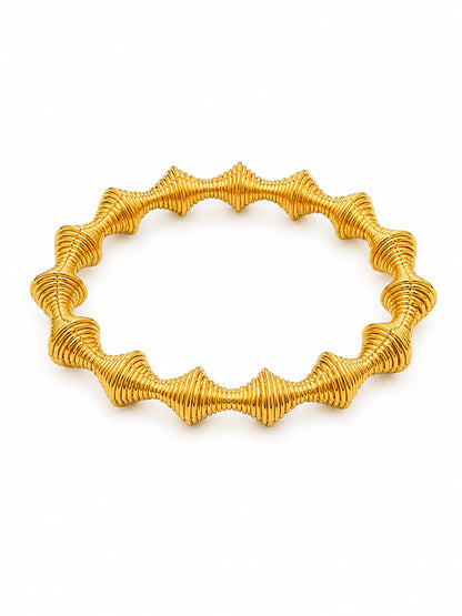 Spiral Coiled Bracelet