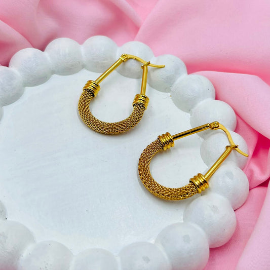 Mesh Glow Hoops