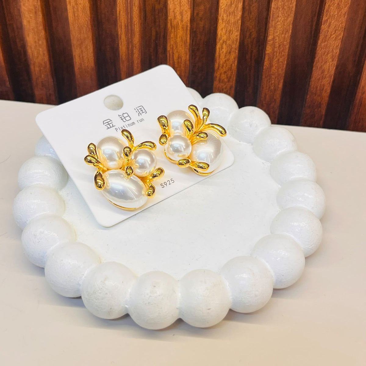 Cloud Pearl Studs